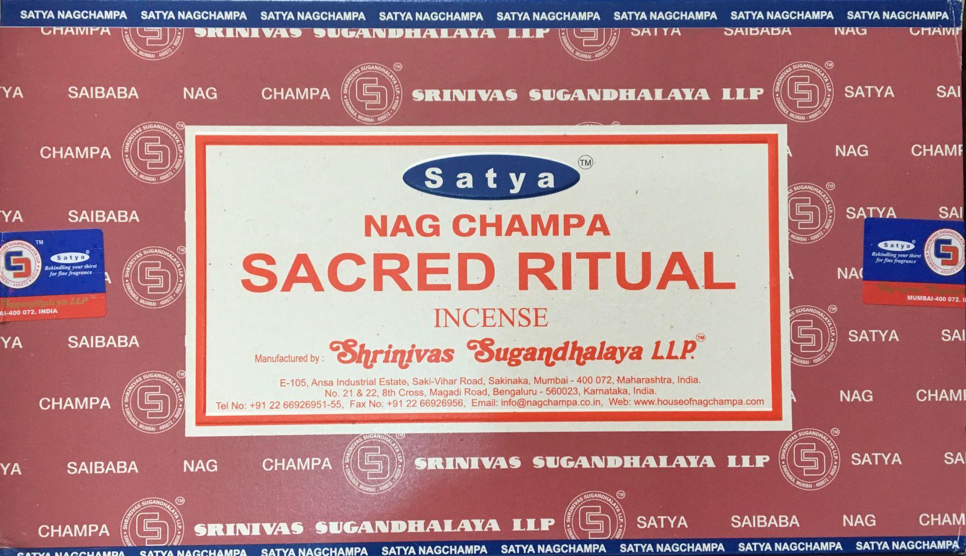 Picture of Satya Nag Champa Incense sticks  Pack of 12 